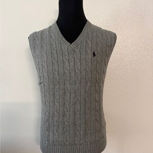 Polo Ralph Lauren Gray V-Neck Sweater Vest